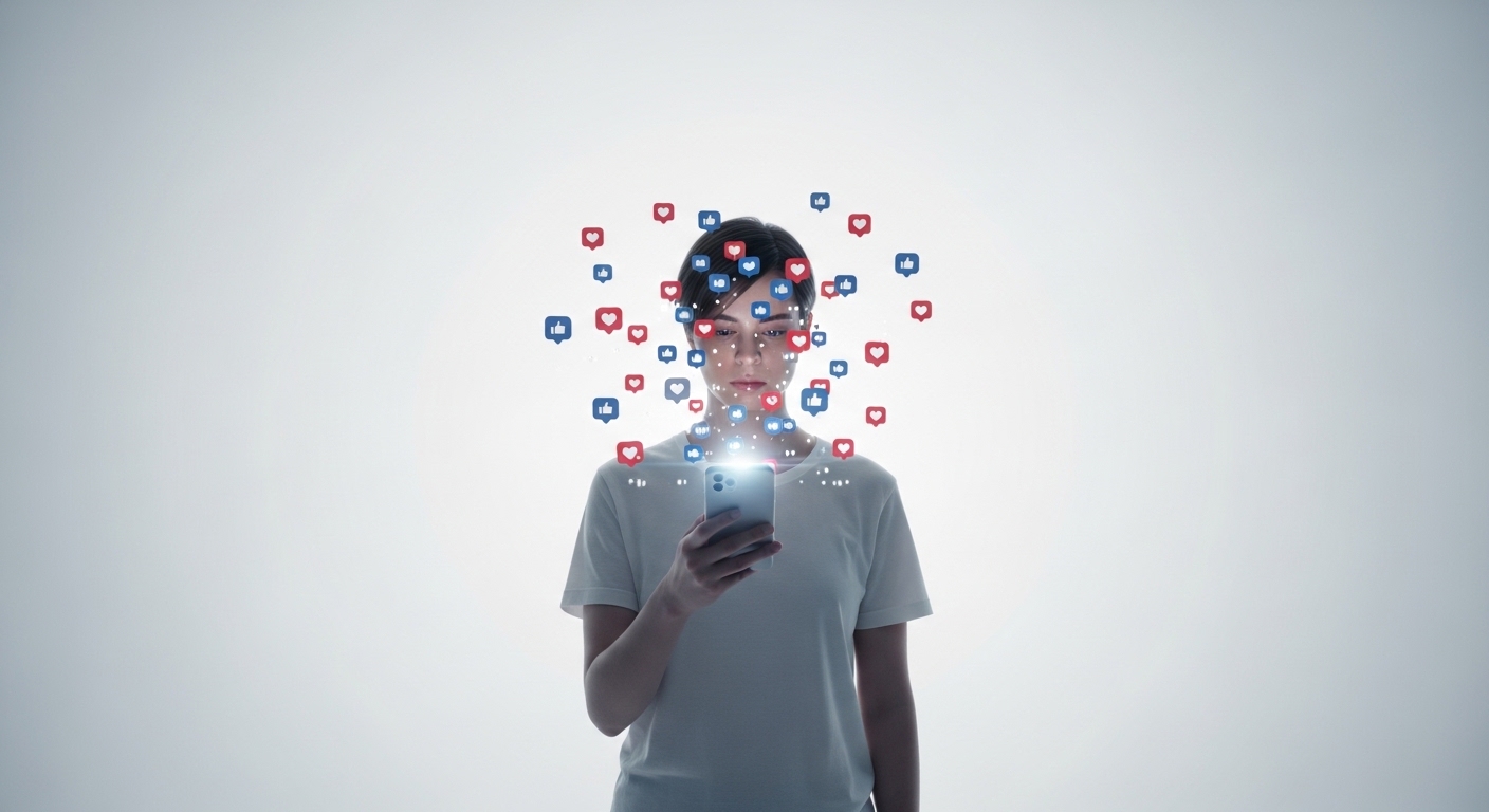 O impacto das redes sociais na saúde mental